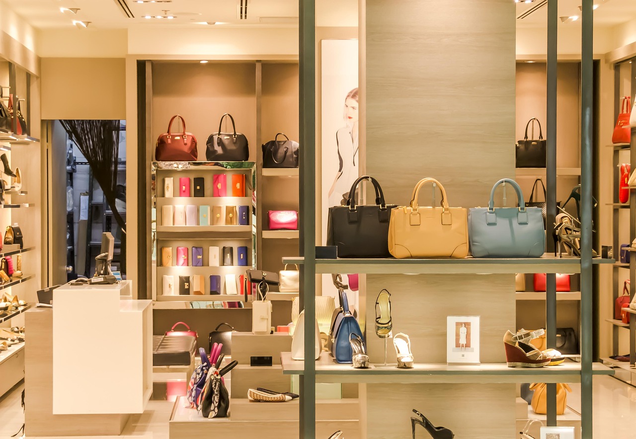 Luxury retail store interior