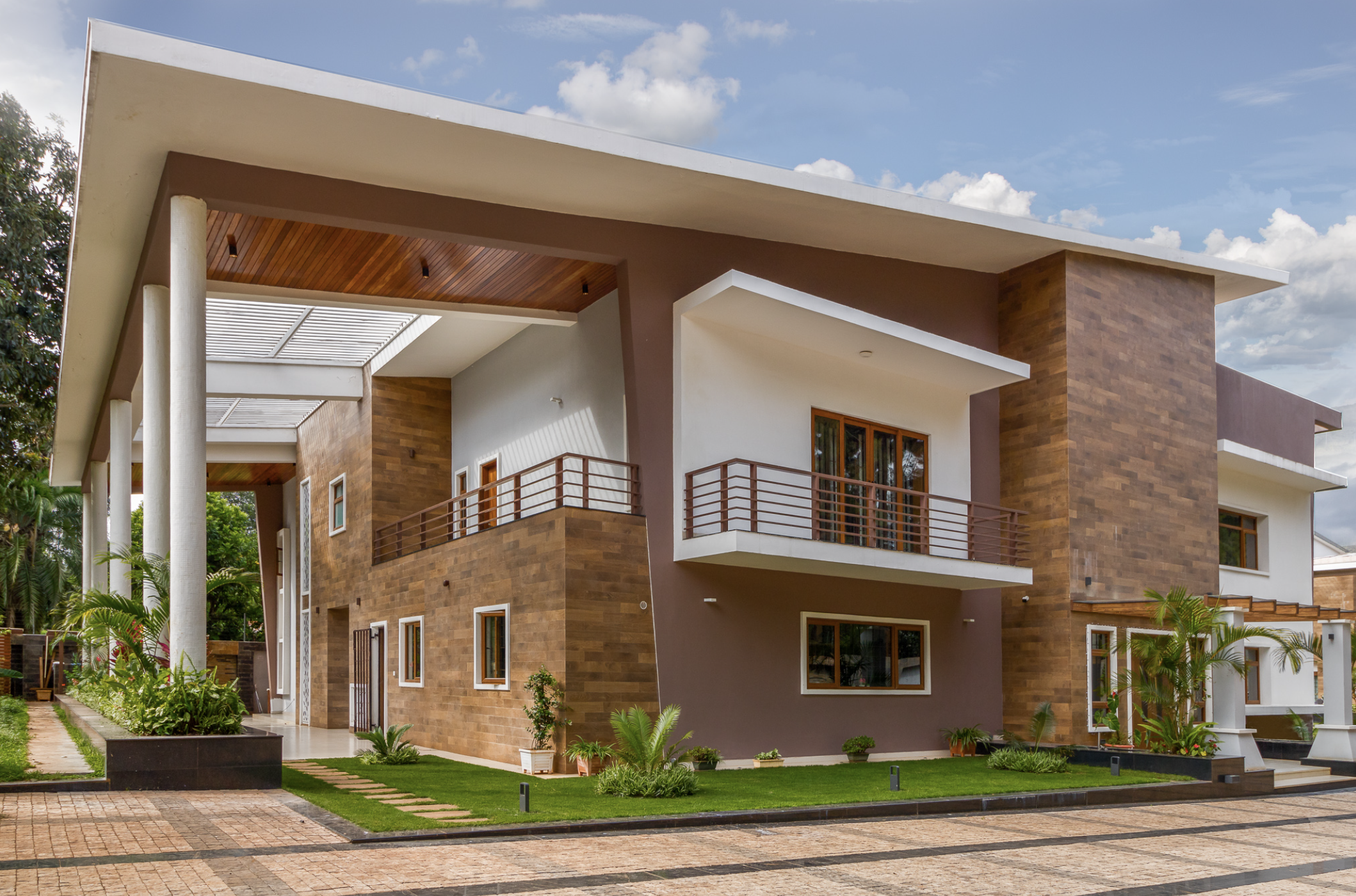 Modern architectural building